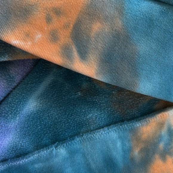 RIPNDIP Rubber Logo Tie Dye Hoodie Sweatshirt w Kangaroo Pocket Oversized Medium - Picture 11 of 13